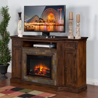 Sunny Designs Santa Fe 72 in. Electric Fireplace TV Console   TV Stands