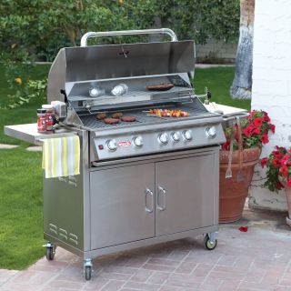 Bull Brahma Gas Grill with Cart