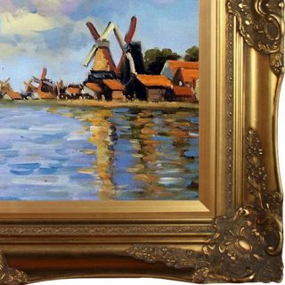 Zaan at Zaandam by Claude Monet Framed Painting Print by Tori Home