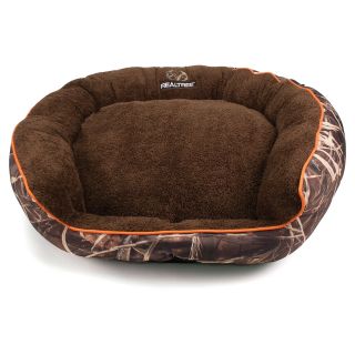 Realtree Large Camo Bolstered Pet Bed   Dog Beds