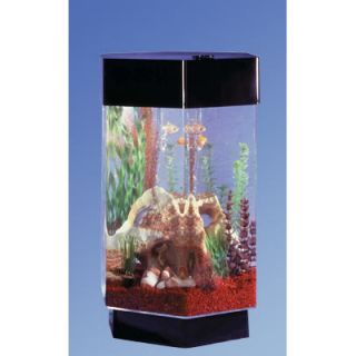 Midwest Tropical Fountain Aqua Tower Hexagon Aquarium Kit