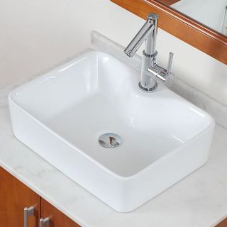 ELITE 9989 High Temperature Grade A Ceramic Bathroom Sink  
