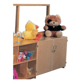 Strictly for Kids Premier Deluxe Room Divider with Teacher's Cabinet   Learning Aids