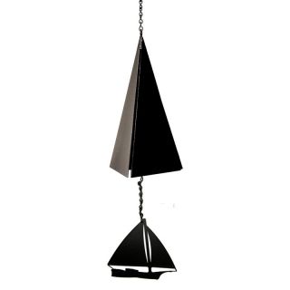 North Country Wind Bells Boston Harbor Bell™ with Skip Jack   2 Tones   Wind Chimes