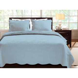 Greenland Home Fashions Serenity Cotton Quilt Set   Bedding and Bedding Sets