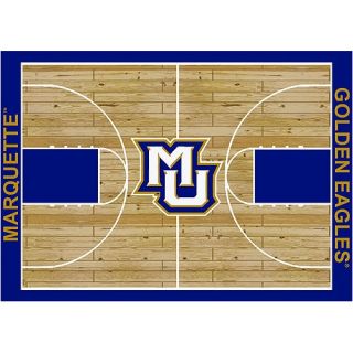 My Team by Milliken College Court NCAA Marquette Novelty Rug