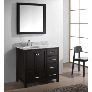 Virtu Caroline Avenue GS 50036 36 in. Single Bathroom Vanity with Round Sink   Bathroom Vanities