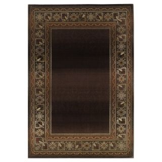 Oriental Weavers Generations 3436B Border Area Rug   Brown   Area Rugs