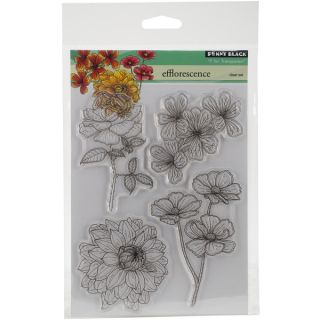 Penny Black Clear Stamps 5inX6.5in SheetEfflorescence   17285129