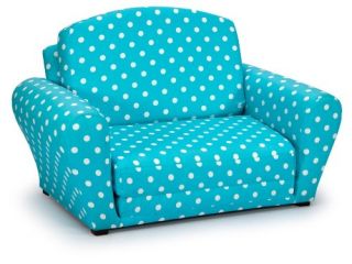 Polka Dots Girly Blue Sleepover Sofa