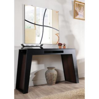 Furniture of America Atrix Black Walnut Finish Modern Console Table