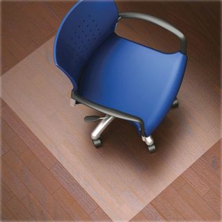 Lorell LLR82825 Nonstudded Design Hardwood Surface Chairmat