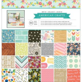 Best Of Paper Pad 12 X12 180/Sheets   American Crafts   16094318