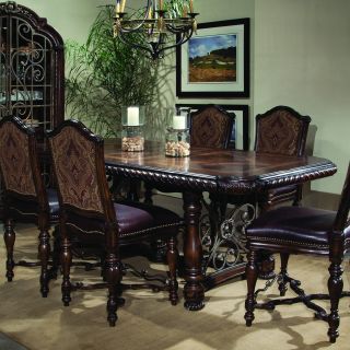 A.R.T. Furniture Valencia Counter Height Dining Table   Hand Distressed Port   Kitchen & Dining Room Tables