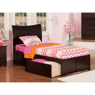 Atlantic Furniture Urban Lifestyle Soho Bed with Bed Drawers Set
