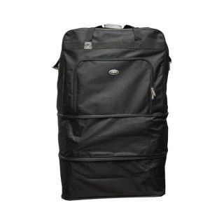 Black Heavy Duty Polyester 40 inch Wheeled Bag   15546464  