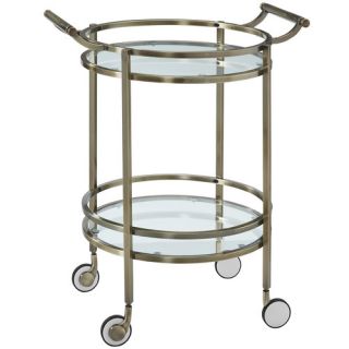Powell Round Serving Cart