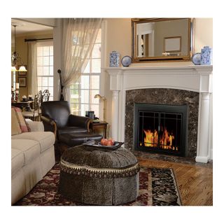 Pleasant Hearth Easton Fireplace Glass Door — For Masonry Fireplaces, Small, Midnight Black, Model EA-5010  Fireplace Doors