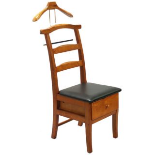 Executive Light Walnut Valet Chair   12941666   Shopping