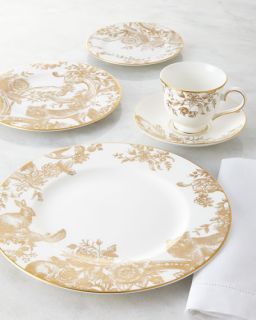 Marchesa Five Piece Gilded Forest Dinnerware Place Setting