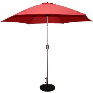 Tropishade 9 foot Bronze Aluminum Red Market Umbrella  