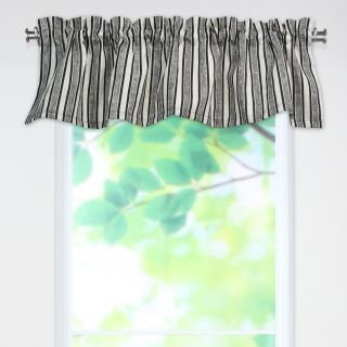 Chooty and Co Thick & Thin Black Linen Valance