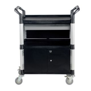 Shelf Commercial Cart with Doors