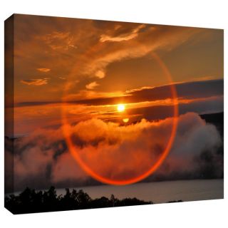 ArtWall Steven Ainsworth Circle Around Sun Gallery Wrapped Canvas