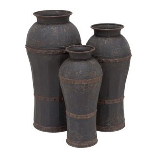 Woodland Imports 3 Piece Vase Set