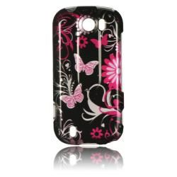 Luxmo HTC myTouch 4G Slide Pink Butterfly Protector Case  