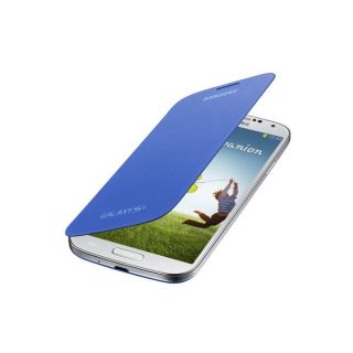 Samsung Galaxy S4 Flip Light Blue Cover Folio Case   16597471