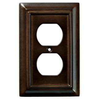 Wood Architectural Single Duplex Wall Plate by Brainerd