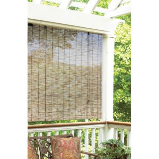 Radiance Reed Indoor/Outdoor Natural Woven Wood Bamboo Roll Up Window Blind   Sun Shades