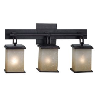 Kenroy Home 03374 Plateau 3 Light Vanity Light Bar   21W in. Bronze Finish   Bathroom Vanity Lights