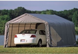 ShelterLogic 12 x 20 x 10 Instant Garage Heavy Duty Canopy Carport   Canopies