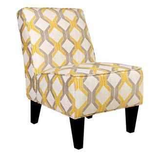 Better Living Yellow taupe Tilework Madigan Armless Chair  