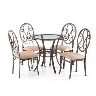 Upton Home Lucianna Dining Table Set with 4 Chairs
