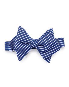Baby Bow Tie Striped Baby Bow Tie, Blue/White
