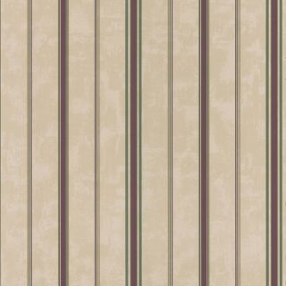 Brewster Taupe/ Burgundy Stripes Wallpaper   Shopping   Top