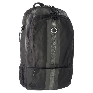 DadGear Backpack Diaper Bag   Center Stripe Grey   Diaper Bags