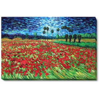 Vincent Van Gogh Field of Poppies Canvas Wall Art