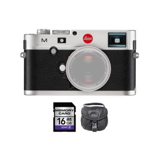 Leica M Digital Rangefinder Silver Camera 16GB Bundle   16926291