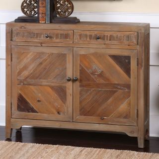 Hesperos Reclaimed Wood Console Cabinet   Decorative Chests