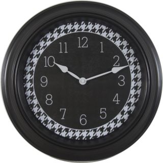 Round Black Frame 16 inch Wall Clock   Shopping   Great