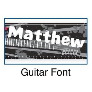 Personalized Guitar Growth Chart by KidKraft