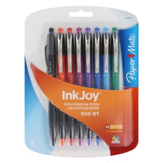 Papermate InkJoy Assorted Medium Ballpoint Pens (Pack of 8)   15256895