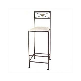Grace Collection Neoclassic Bar Stool with Cushion