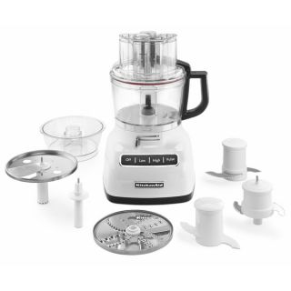 KitchenAid KFP0933WH White 9 cup Food Processor with ExactSlice System