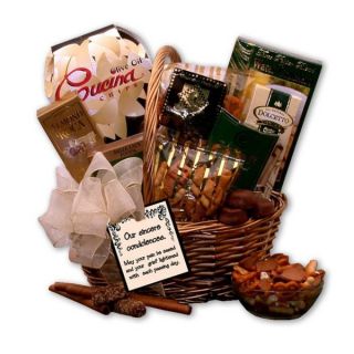With Our Sincere Condolences Gift Basket   17152539  