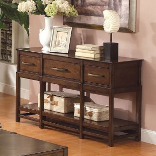 Riverside Tranquility Console Table   Candlelight Cherry